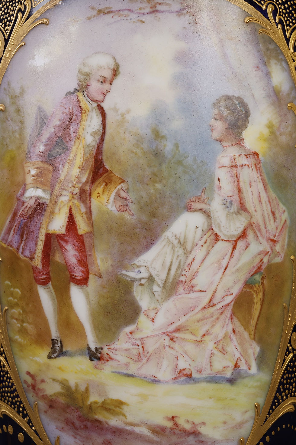 Miniatura: Vase monté en lampe