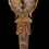 Miniature : Cartel de table en émail cloisonné et bronze doré. Att. Constant SEVIN