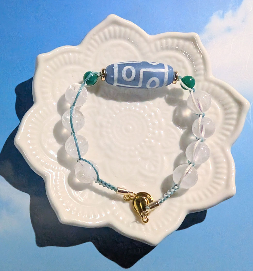 サムネイル： K様専用  念珠 ブレスレット お直し＆浄化 ホワイトセージ 大神神社ご神水 クリスタルチューナー 高波動へエネルギーバランス調整済