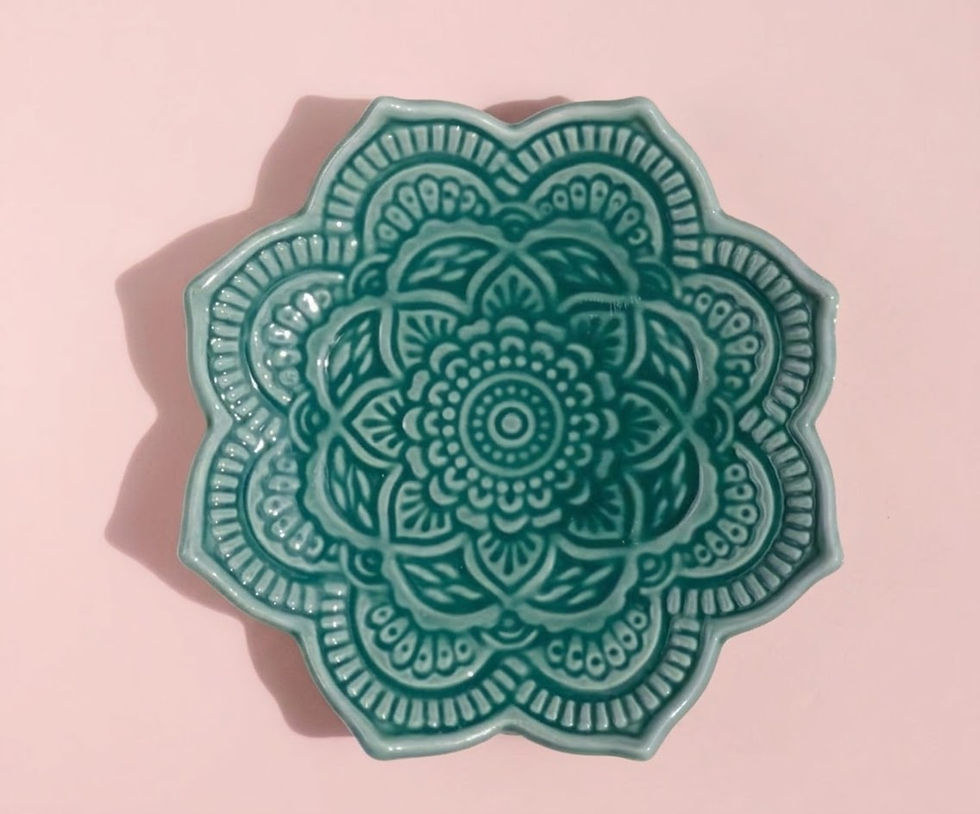 サムネイル： 曼荼羅 小皿 ジュエリートレイ