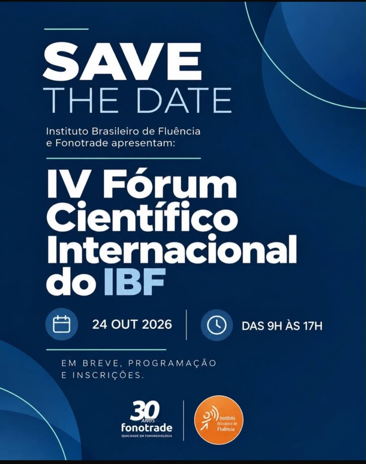 22 de Outubro: Dia Internacional de Atenção à Gagueira - DIAG