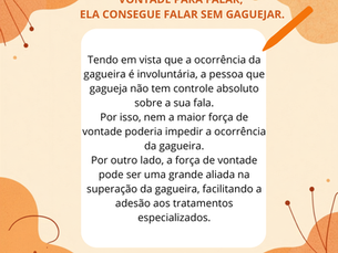 Mitos e Verdades sobre a Gagueira - Parte V
