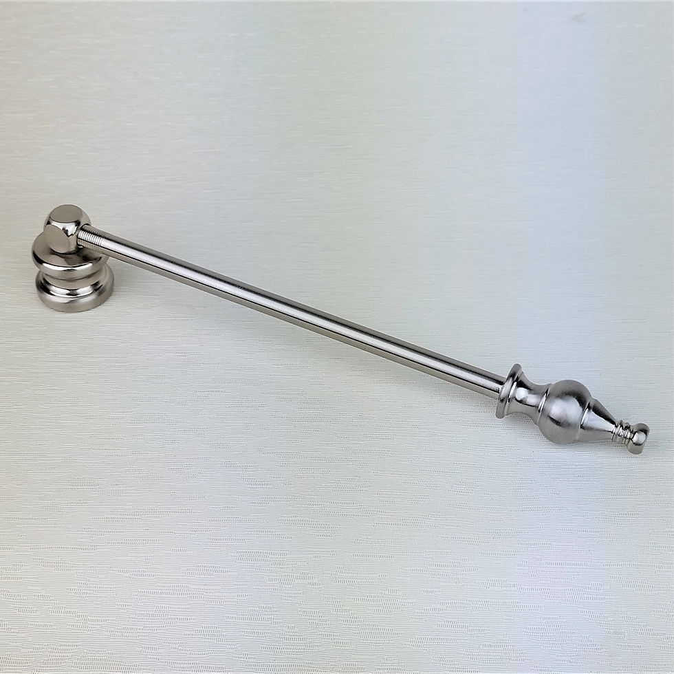 Küçük resim: SNUFFER-R Çubuklu Mum  Söndürücü Bronz Eskitme Gümüş