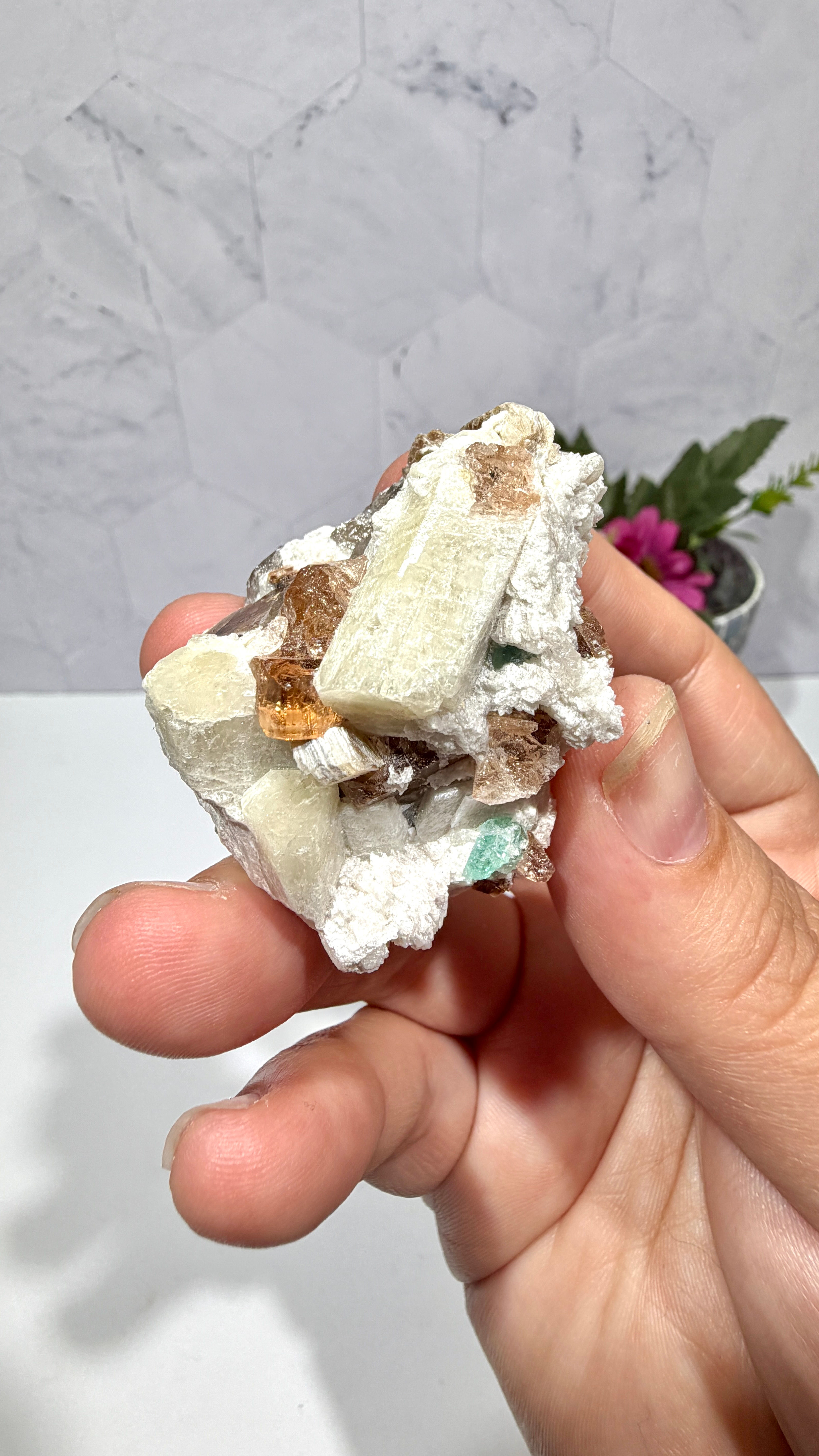 Topaz with Smoky Quartz