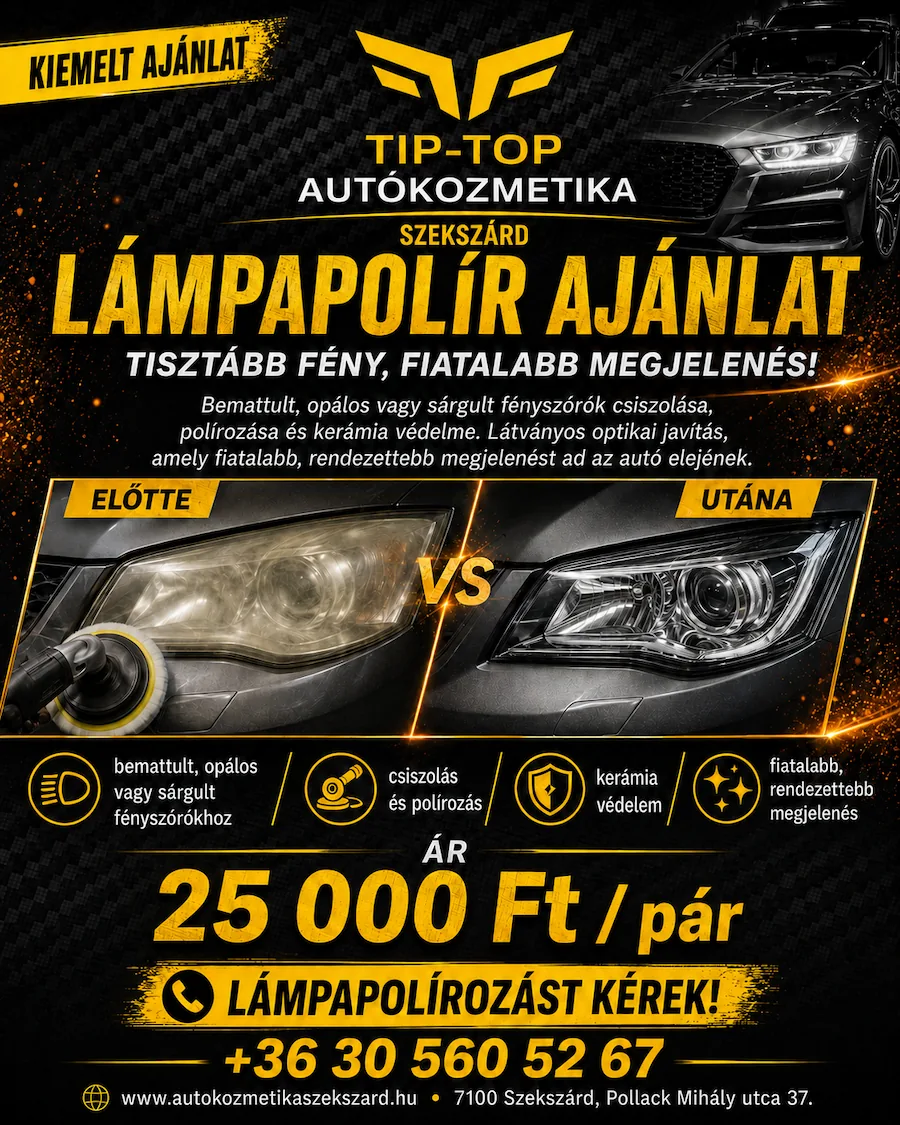 Lámpapolír ajánlat