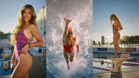 Portrait of a swimmer