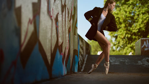 Behind the scenes Ballerina photoshoot