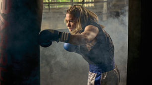 Boxing photoshoot behind the scenes (part II)