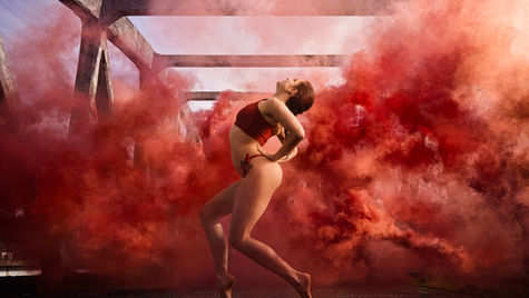 BTS Contortion and colored smoke