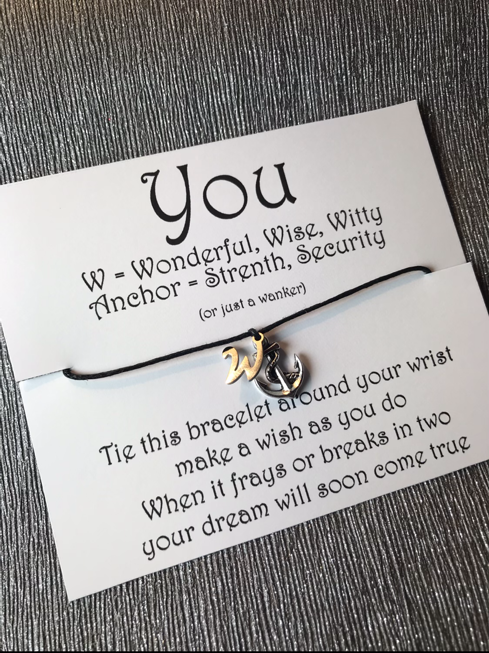 Thumbnail: You wanker - Joke Bracelet 