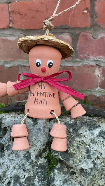 Thumbnail: Personalised Valentines Day Pot Person, My Valentine