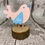 Thumbnail: Personalised Wooden Bird Ornament 