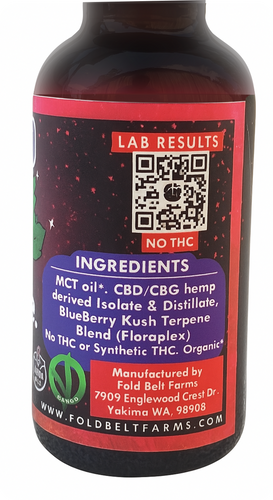 The Tincture 1500mg (Strawberry Cough) | Fold Belt Farms