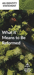 What it Means to be Reformed English Co