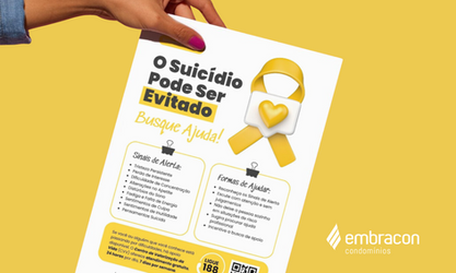 Setembro Amarelo: Síndicos e Moradores na Prevenção ao Suicídio em Condomínios