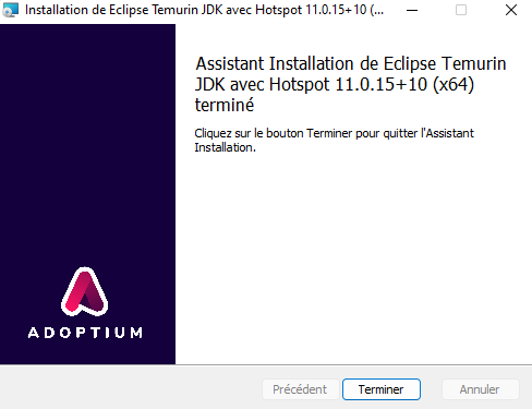 Installation d'OpenJDK