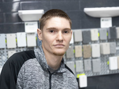 Nathan Lix, bathroom designer at Hoods Home Center aging in place Missouri