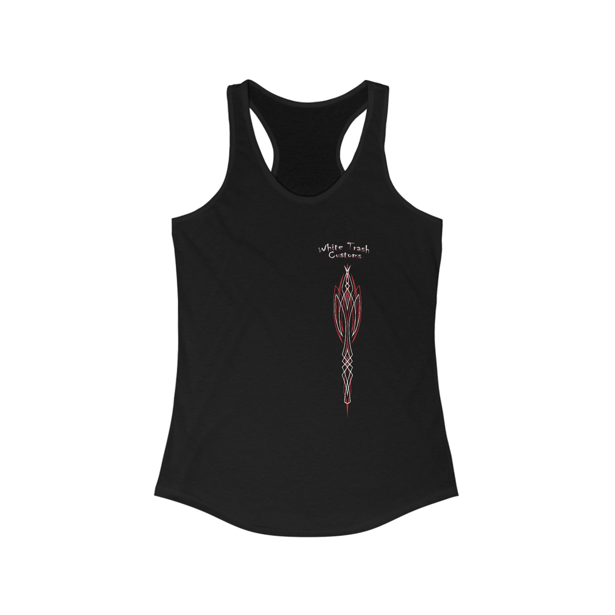 Skull Graphic Women's Racerback Tank Top - Trendy Summer Apparel
