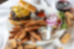 Fyre Lake Winery, Cadet, MO. Smash Burger served with "dirty" fries. #FyreDining #573Magazine