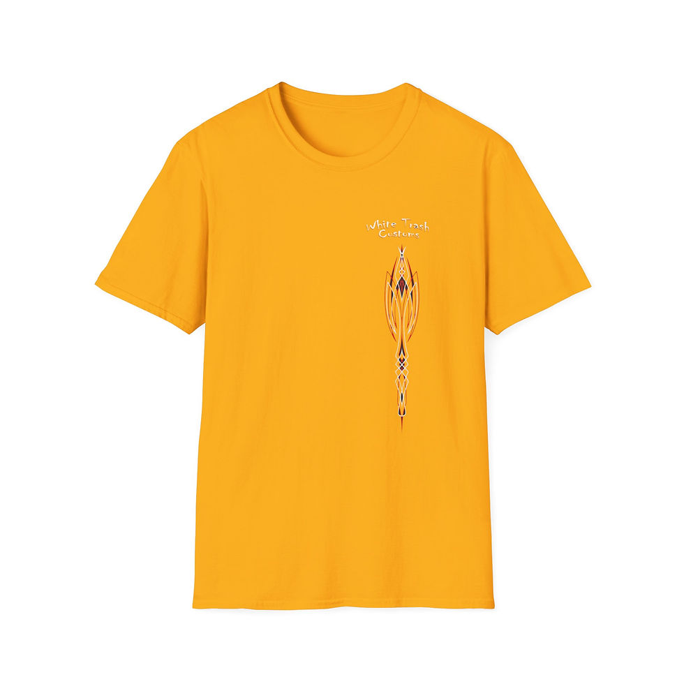 Thumbnail: Unisex Softstyle Graphic T-Shirt - Bohemian Skull Design for Casual Wear