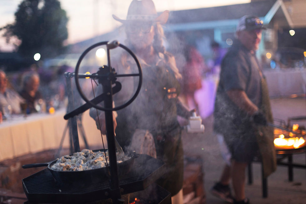 Carisa Stark of Mary Jane Burgers and Brew at the Fireside Feast. #573Magazine