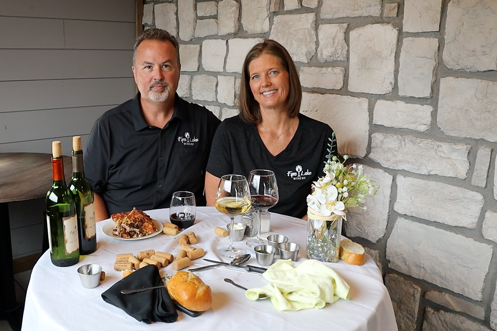 Rich and Shawna Moore, co-owners of Fyre Lake in
