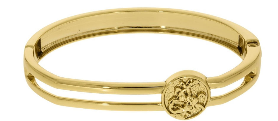 PULSEIRA SÃO JORGE NO OURO 74MM MOP307-66 R$ 125,00