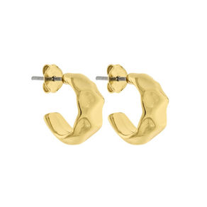 BRINCO ARGOLA ORGÂNICA OURO 14MM MOB208-14 R$ 29,90