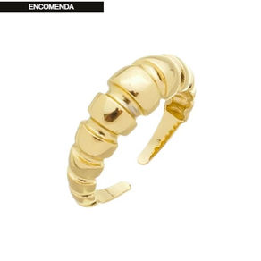 ANEL AJUSTÁVEL ABAULADO COM RISCAS AN329-O | R$ 89,70