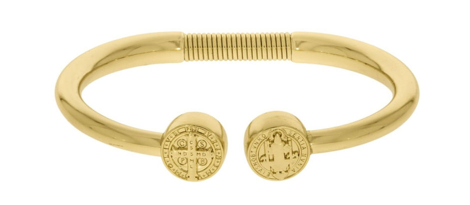PULSEIRA DE SÃO BENTO OURO 74MM MOP273-63 R$ 85,50