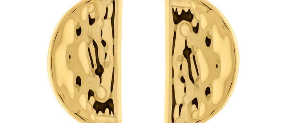 BRINCO DUO ORGÂNICO OURO 22MM MOB219-22 R$ 45,00