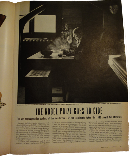 Discours de remise du prix Nobel