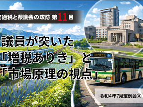 【交通税と県議会の攻防・第11回】共産党議員が突いた「増税ありき」