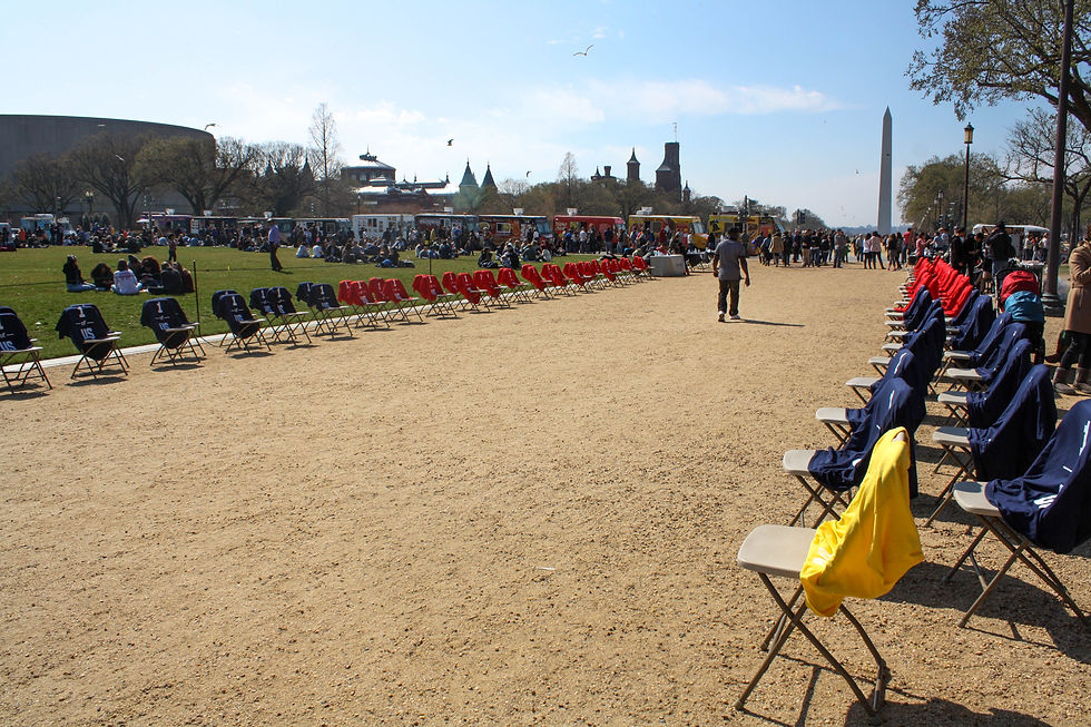 Chair Display on the National Mall