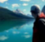 Glacial waters of Maligne Lake - boat tour