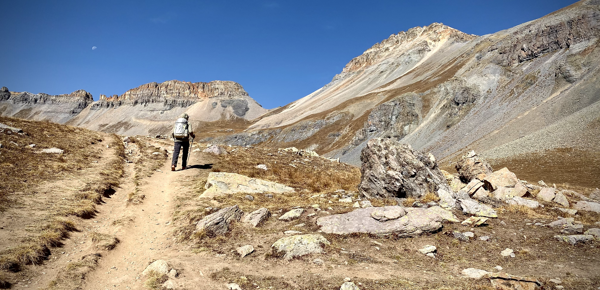 Ice Lake trail - 4 miles straight up