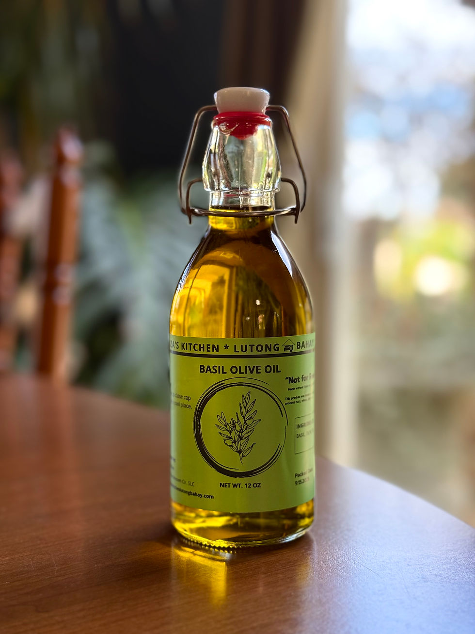 Basil Olive Oil 12oz