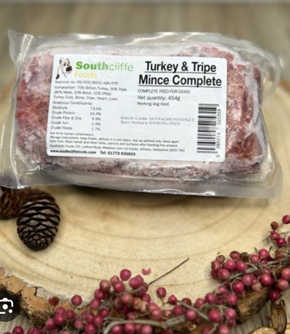 SOUTHCLIFFE RAW DOG FOOD