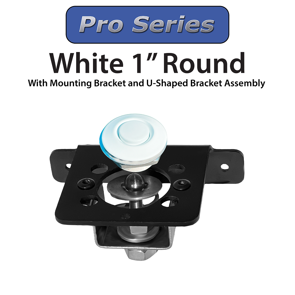 Thumbnail: White 1" Pro Series Round Latch