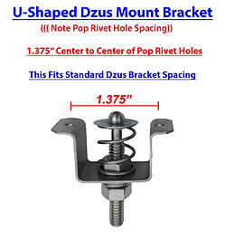 Dzus Retro Bracket Stainless Steel