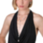 Long 27'' South Sea Pearl Station Diamond Cut Necklace 18k White Gold