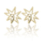 Tiffany & Co Paloma Picasso Vintage Star Earrings 18k Yellow Gold