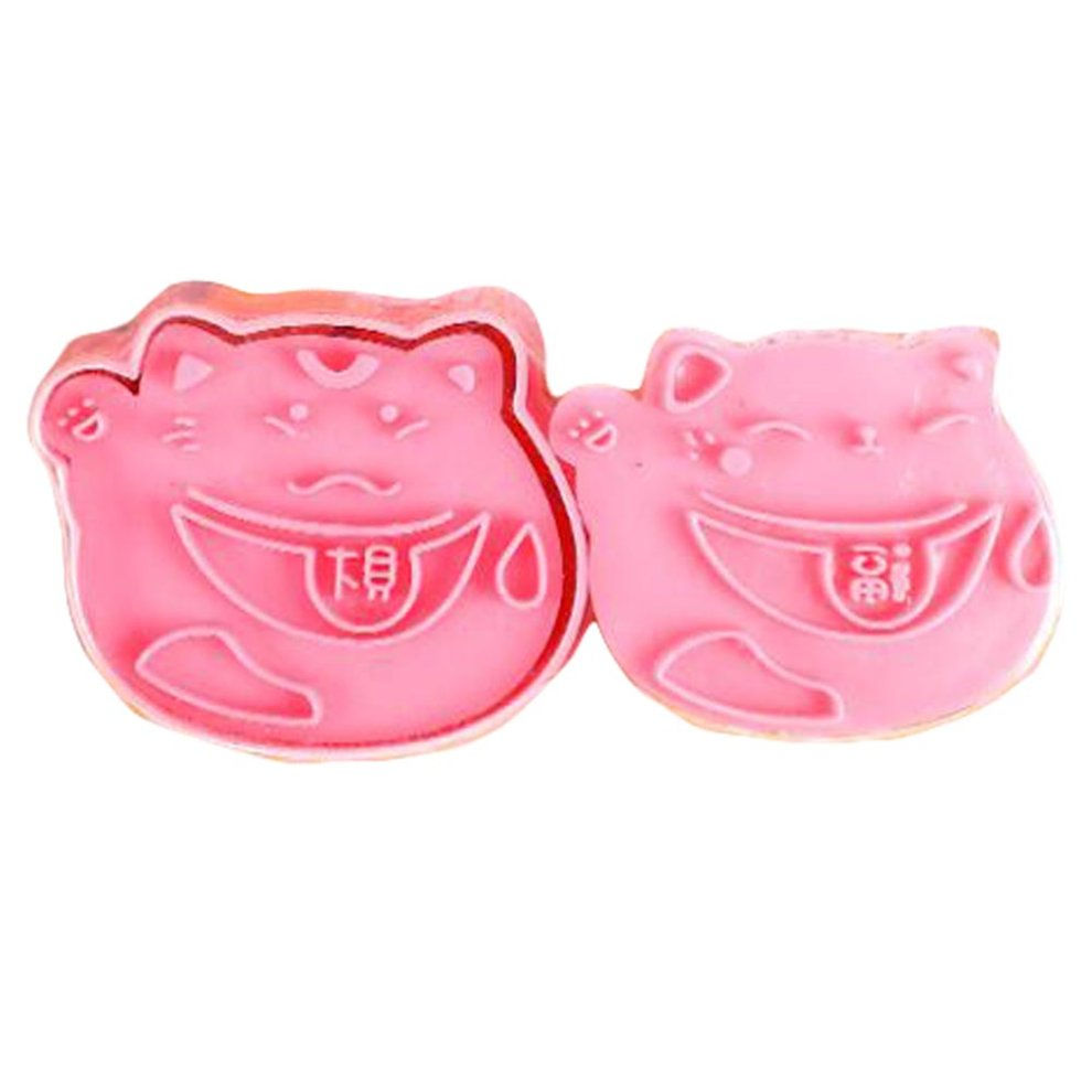 Maneki Cat Cutter/Embossers Set of 2