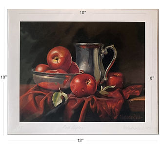 Red Apples giclee on paper