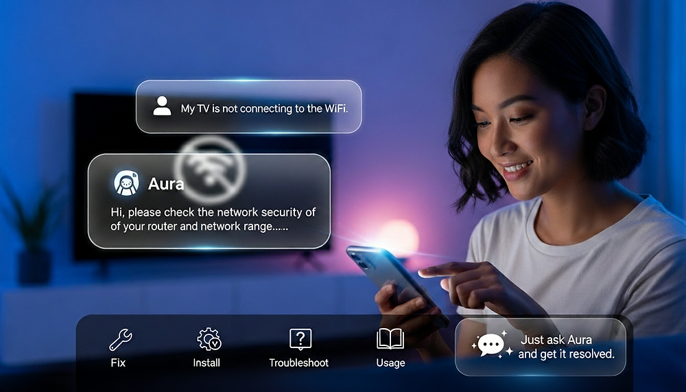 Header image for article: Every Product Deserves a Voice — Aura Is Now Open