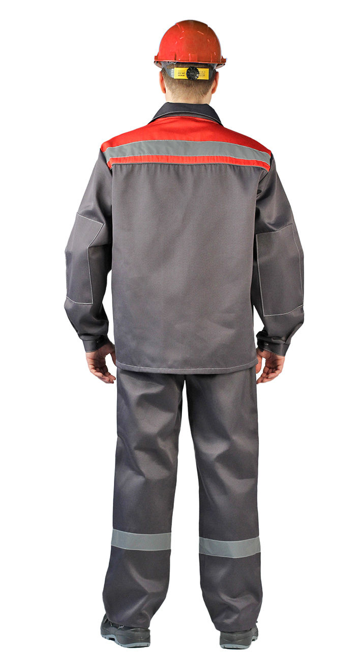 Миниатюра: Костюм "УДАРНИК" куртка/брюки т.серый/красный