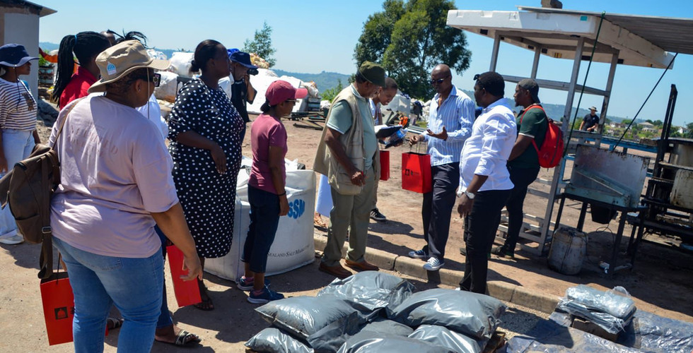 Caption: Economic Development and Planning Committee Chairperson Councillor Thembo Ntuli and committ