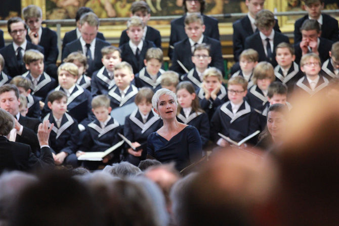THOMANERCHOR Leipzig und das Orchester des Musikgymnasiums „Schloss Belvedere“ Weimar musizieren gem