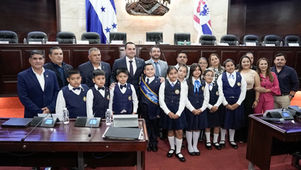 “Este Congreso tiene un compromiso con la niñez de Honduras”, ratifica Zambrano