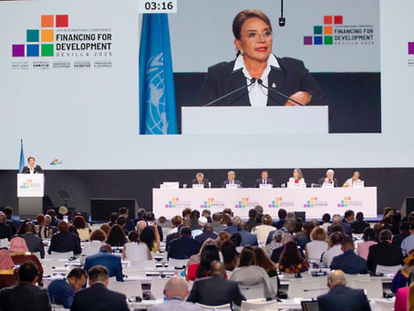 La Presidenta Xiomara Castro demanda transformación urgente en el sistema financiero global